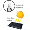 Uppladdningsbar E27 LED-panel Solarlampa Intelligent 7W 12W Energibesparing Lampara AC85-265 Bombillas IP65 Camping Tältbelysning