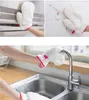 Tvätthandskar för hemkök Bambu Fiber Vattentät Ragshandske Vit Anti-Slip Dish Hushållshandskar Rengöringsverktyg Gratis frakt