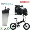 High power MATE X replacement Li-ion battery 52V 17.5Ah 48V 14.5Ah for foldable ebike with charger
