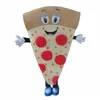 2020 Hoge kwaliteit hot PIZZA mascotte kostuum voor volwassenen kerst Halloween Outfit Fancy Dress Pak Gratis Verzending