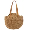 Beach Rattan Bag Hand Woven Straw Bag Bohemian Summer Handbag Travel Female Tote Wicker bolsos de mimbres paja