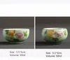 Zen Gardon Tea Cup Home Decor Accessories Ru Kiln Flower Teacup Ceramic Single Small Chawan