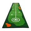 屋内ゴルフグリーンファミリープラクティスポータブルパターミニゴルフグリーン練習ブランケット毛布キットは折り畳まれて保管されている練習マット