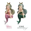 Mermaid switch stickers cartoon wind socket decoration interior wallsticker fairy tale creative resin 3D stereo sticker