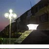 Nowy 24 -LED Słoneczny LED LED Słoneczny Lampa kolumnowa na zewnętrzną bramę ogrodzenia ścienne Cottage Household Park3205093