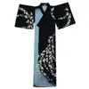 Femmes traditionnel japonais Kimono haute qualité imprimé fleuri Long Kimono Sexy Geisha Yukata Cosplay Costume asiatique vêtements295t