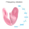 Portable G spot Clitoral Stimulator Vibrator For Women Invisible Wearable Panties Vibrator Wireless Remote Control Adult Sex Toy CX200718