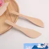 1000 teile/los Holz Gesichtsmaske Löffel DIY Creme Mischen Spatel Scoop Make-Up Kosmetische Werkzeuge schnelle versand F571