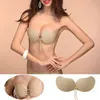 Women Sexy Strapless Bras Ladies Instant Breast Lift Invisible Silicone Push Up Mango Bra Female Fashion Solid Color Bras1314d