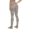2020 New Leopard Print High Waist Hip Push Up Yoga Leggings Women High Elastic Slim Gym Workout Tight Pants Fitness Clothing