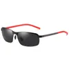 Yunsiyixing алюминиевые солнцезащитные очки мужские поляризационные линзы винтажные очки UV400 уличная вспышка для вождения YS65158409507