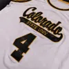 Nouveau 2020 Colorado State Basketball Jersey NCAA College 4 Isaiah Stevens Blanc Tout Cousu Et Broderie Taille S-3XL