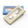 Eye lash Packaging Box Empty 3D Mink Eyelashes Cases 1 pair Frosted Fake False eyelash package Boxes