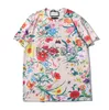 Buchstaben Printted Herren Frauen T-shirt Heiße Mode T-shirts Kurzarm Männer Frau Paar Tops Mit Blumen T-shirts Größe s-2XL