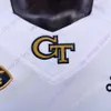 2020 جديد NCAA Georgia Tech Yellow Jonseys 8 Tobias Oliver College Football Jersey White Size Youth Aust