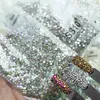 1440pcs Glass 3D Rhinestones For Nail Art Design Gems Nail Decorations Crystal Strass AB Stones SS3-SS10 C19011401