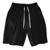 Homens verão casual calções clássicas elásticas cintura cintura cor sólida shorts workout esportes encaminhadores com bolsos M-3XL