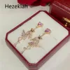Hezekiah S925 silver Northern Europe Flamingo Earrings Free shipping Personality Women's Earrings Dance party Superior quality