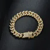 2020 Luxuriöse Unisex Mode Silber Gold Bordsteinkette Armband Edelstahl Armband Charme Hochzeit Kette Männer Schwere Schmuck