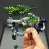 Glass Pipes Smoking blown hookah Manufacture Hand-blown bongs The new colored frog funnel has good filtration performance