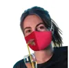 Mascarilla facial de moda Paja con diseño de orificio Máscaras protectoras reutilizables lavables ajustables Máscara de algodón para ciclismo a prueba de polvo a prueba de viento