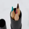 Schwarzes Räucherrohr aus Kraftpapier, Räucherfass, kleine Aufbewahrungsbox für Bleistift, Räucherstäbchen, bequemes Tragen, 20,7 x 2,1 cm