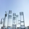 Kunststoff Clip-Hülsen mit Aschfänger Bienen-Kamm-Disc-Perc-Glasbongs-Dome-Duschkopf Eisklems-Wasserleitungen 3 Kammern
