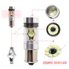 Emergency Lights 2PCS 1156 BA15S P21W R5W 1200LM LED Bulb Car Fog Light Tail Driving Lamp DRL Daytime Running Reverse 100W 6000K White 3030