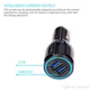 Carica Charger USB 2020 CARICARE QUAST CHARGE PORTO 2 PORTA USB Fast Car Charger per iPhone Samsung Tablet Carcharger con reta5250688