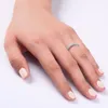 절묘한 여성 결혼 반지 빈티지 스타일 아트 데코는 다이아몬드 고체 스털링 925 실버 밴드 웨딩 영원 링을 만든