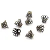 1000 pcs/lot métal tasse creux fleur entretoise perles embouts pendentif bricolage breloques connecteurs bijoux trouver 5x6mm