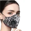 Printed Face Mask Anti fog Dust Earloop Breathing Valve Adjustable Reusable Masks Soft Breathable Protective Masks Mouth Cover LJJP225