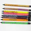 Lápis preto madeira pintada lápis HB com borrachas para escola Escrita material de escritório
