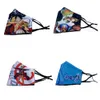 Anime One Piece Luffy Face Mask Print Face Masks Крышка рта Крышка Reasable Защита пыли Модельные маски Маскарилла Оптом