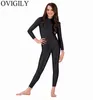 Детская мамка шея с длинным рукавом Unitard Girls Spandex Lycra