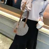 Designer- Fashion Women Pearl Crossbody Bag Sequins Chain Leather Sac de messager coloré