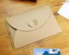 ハート形のバックル紙CDケースDVDバッグポストカードのヴィンテージクラフト紙包装袋