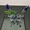 new Europe and Americaglass pipe bubbler smoking pipe water Glass bong Hot selling gourd high performance filter