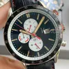 New Fashion men Automatic Movement Watch Black Leather Top Business Sports Self-wind Watches Designer Professional Wristwatches