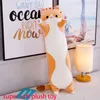 Juguetes de peluche Animal Cat Cute Creative Long Soft Toys Oficina Almuerzo Break Nap Sleeping Pillow Cojín Muñeco de regalo de peluche para niños