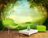 Custom Fantasy Forest 3d Bakgrund Vacker skog Natur Living Room Bedroom Wallcovering HD Bakgrund