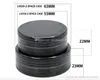 Hela 63mm55mm 2 st aluminium CNC Space Case Tobacco Herb Grinder Rökning Cigarettdetektor Kvarnrök Tobaksslipare för 7226222