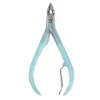 3 Färg Nail Cuticle Nipper Rostfritt Stål Tweezer Clipper Dead Skin Remover Scissor Plier Manicure Nail Art Tool