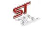 ملصق سيارة من الكروم بشعار رياضي لصائق شارة السيارات لشعار Ford ST Logo Fiesta Ecosport 2009-2015 ملحقات تزيين السيارة التركيز
