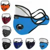 Maschera da ciclismo 2 in 1 con protezione per gli occhi Maschera sportiva da esterno Maschere riutilizzabili Protezione da smog per esterni Maschera respiratoria regolabile RRA3398