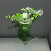 Rookpijp Mini Hookah Glass Bongs Kleurrijk metalen vorm Glas Glas Appelpot Rookset