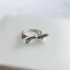 Authentieke 925 sterling zilveren sprankelende boog ring mode vrouwen feest sieraden voor Pandora Clear CZ ringen met originele doos set