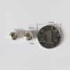Epacket DHL 7 mm * 10 mm trommelförmige Abakusperlen aus tibetischem Silber, lichtbeständige galvanische Legierungs-Rundperlen DFDWZ012 Abstandshalter