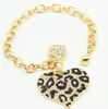 New ins American Europe popular fashion designer cute lovely ball beads diamond zircon heart charm bracelet for woman girls