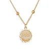 12 Constellation Zodiac Sign Collana per donne Collane a catena con ciondolo per ragazze Gioielli vintage in oro classico regalo da donna di moda NOVITÀ